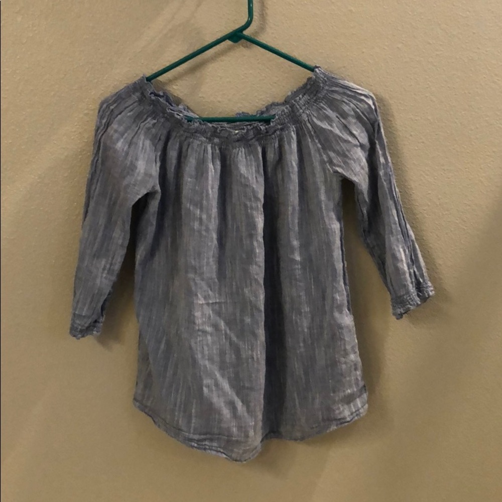 Gently Used Chambray Blouse.
